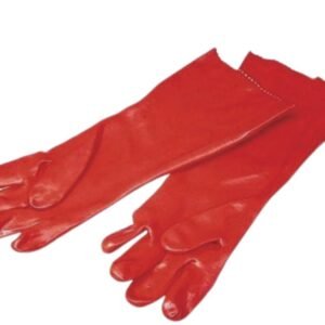 Alco PVC Gloves Red 14"